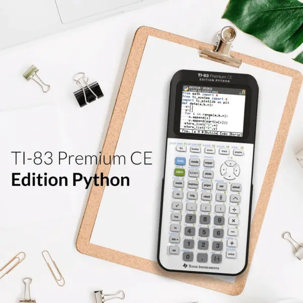 TEXAS INSTRUMENTS TI-83 Premium CE Edition Python – Calculatrice graphique – Mode examen